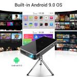 Best Selling Android DLP Video Projector DLP 4K Smart Portable Short Throw
