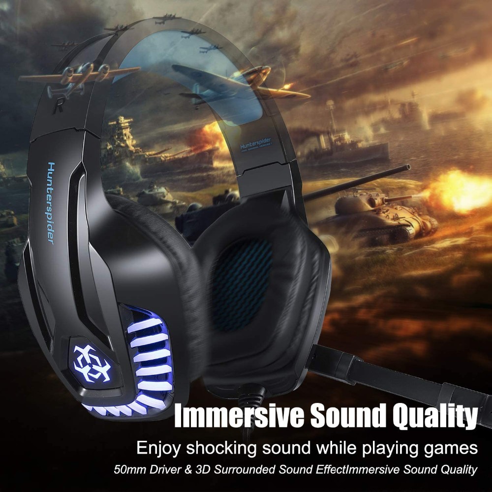 32ohm Hunterspider Noise Cancelling Gaming Headphones