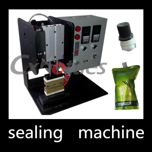 Durable Stand Up Pouch Sealing Machine / Plastic Spout Sealing Machine 4.9*0.6mm
