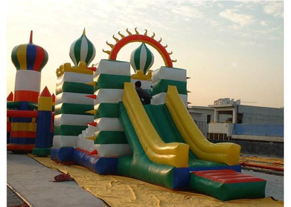 Buy cheap High Durability Inflatable Obstacle Course With Slide / Tunnel / Bouncer from wholesalers