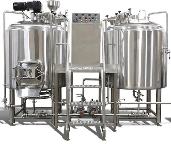 Buy cheap Brewpub 8 BBL 2 Vessel Brewhouse With Mirror Polish Interior from wholesalers