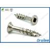 Buy cheap 304/316 Stainless Steel Countersunk Head Square Drive Deck Screw w/ 4 Ribs from wholesalers