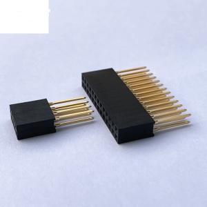 Wholesale 2.54mm Pitch Female Pin Connector PCB Gold Plating 2-40P from china suppliers