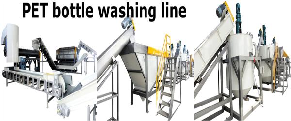 Automatic PET Bottle Washing Line Stainless Steel Pet Bottle Crushing Machine