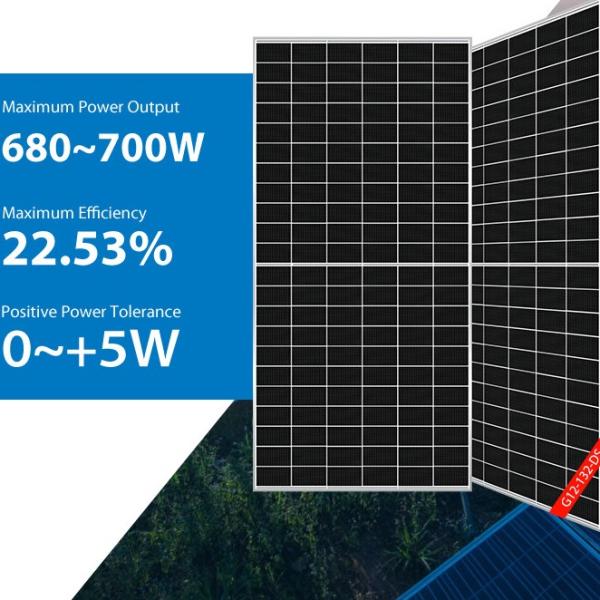 Buy cheap 680W Huasun Solar Panels 685W 695W 700W 132 Cells Bifacial Solar Panels On Roof from wholesalers
