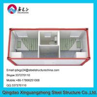 Buy cheap Cheap prefab container refugee camp tent product