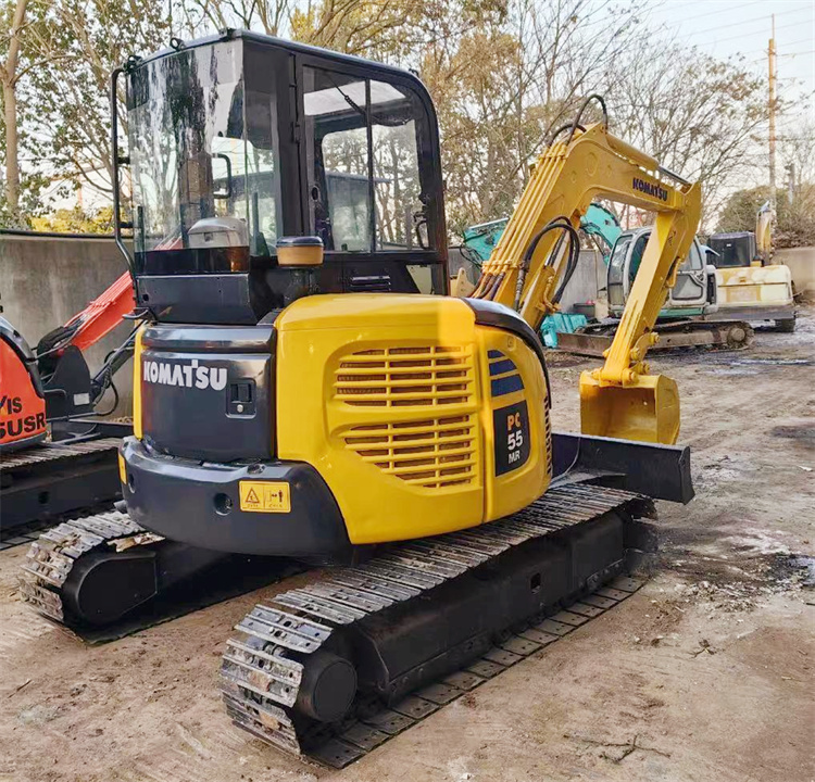 28.5 KW Mini Excavator 5 Ton Komatsu PC 55 for Earth-moving in Shanghai from Japan
