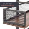 Buy cheap Solid Wood Black Metal Shelves Four Tier For Book Storage from wholesalers