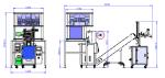 automatic pyramid nonwoven nylon corn fiber small tea bag packing machine