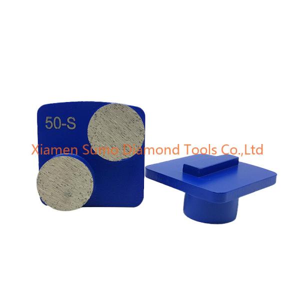 Buy cheap Blue Husqvarna Redi Lock Diamonds Double Button Seg Concrete Grinding Disk from wholesalers