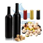 T Type Wooden Top Clear Vodka Luxury 500ml 700ml 750ml Whiskey Liquor Bottle for