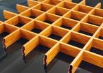 Waterproof Open Cell Ceiling Grid 150x150MM Apply In Acoustically Challenged
