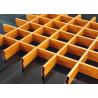 Buy cheap Suspended False Aluminum Ceiling Grid 250x250mm / 300x300mm Customized Color from wholesalers