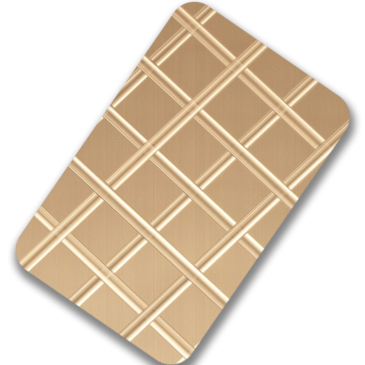 Coated Pvd 3D Finishing Laser Stainless Steel Sheet For Interior Wall Decoration