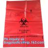 Buy cheap 30 Gallon 33" X 40" Red Isolation Infectious Waste Bag / Biohazard Bag High Density 17 Microns - 250 / Case, bagease from wholesalers
