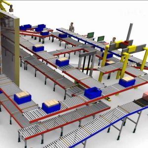 Buy cheap Carton Flexible Roller Conveyor Automated Material Handling System from wholesalers