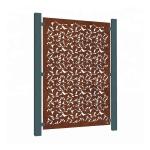 Corrosion Stability Branches Decorative Corten Steel Screen Fence Panels 3mm