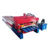 Buy cheap Feeding Guide Steps 914mm Glazed Roof Tile Roll Forming Machine Hydraulic Cutting from wholesalers