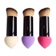 Buy cheap Double Ended Face Blending Foundation Brush Beauty Sponge Applicator from wholesalers