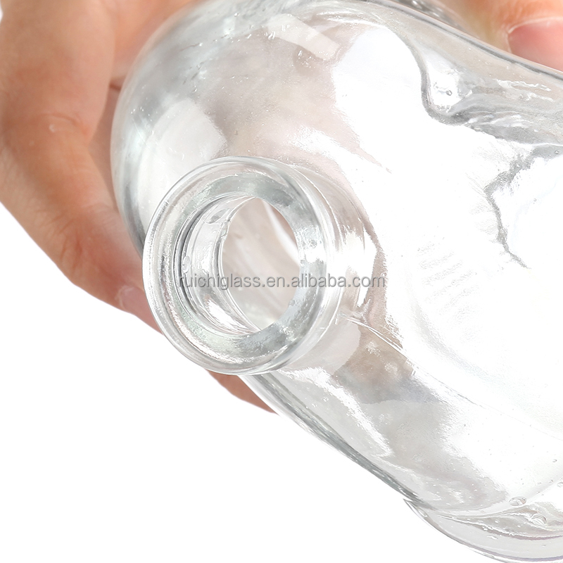 Champagne Custom Unique Special Shape 500ml 750ml Glass Skull Liquor Spirits Bottle