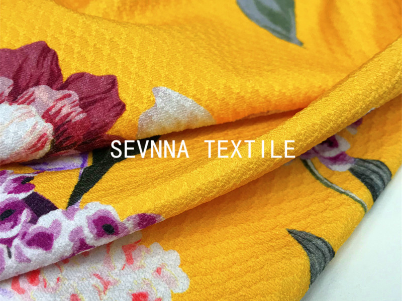 119cm Width Circular Knitting Recycled Swimwear Fabric Scrunchy Bikini Tops