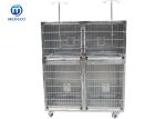 Buy cheap Combined Stainless Steel Foster Care Hospital Cage With The Door Unique Sliding Designed from wholesalers