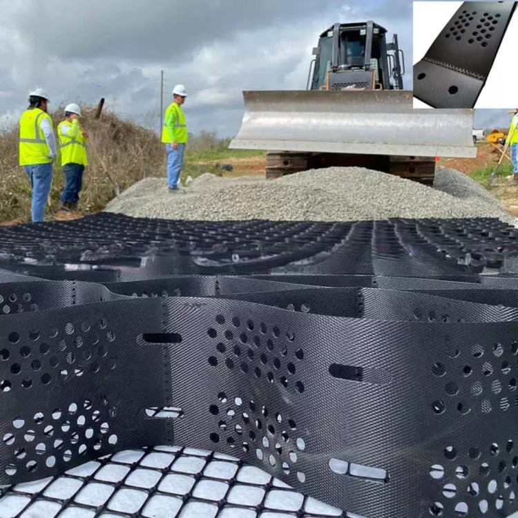 Smooth HDPE Geocell for Durable Retaining Wall on Highway and Railway Construction