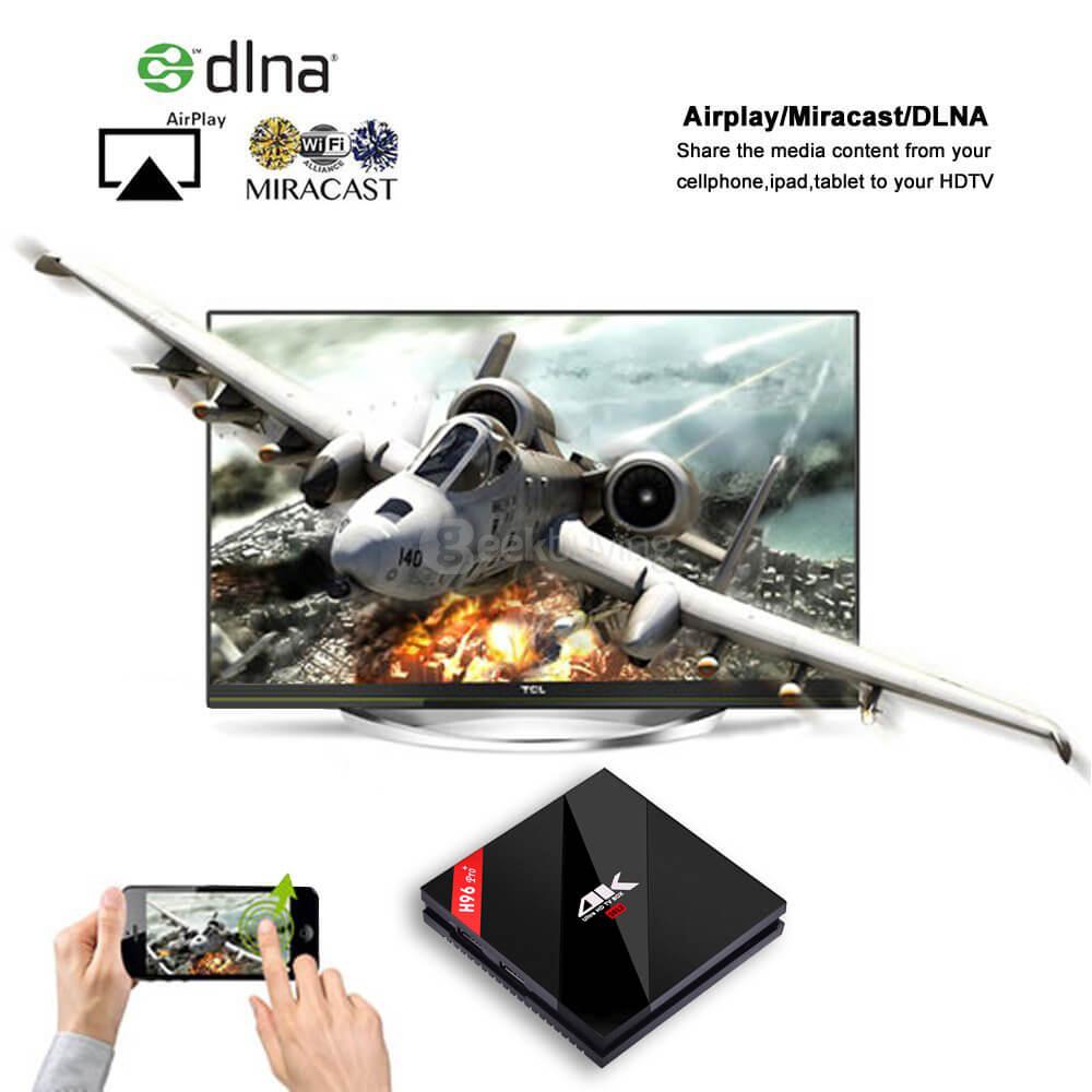 H96 PRO+ Amlogic S912 TV BOX KODI 4K 3G/32G 802.11AC WIFI 1000M LAN