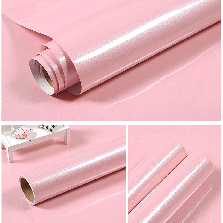 Self-Adhesive Black PVC Wall Paper Kitchen Waterproof Oil-Proof Decorative film