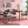 Buy cheap Custom Made Commercial Restaurant Chairs With Metal Frame And Armrest from wholesalers