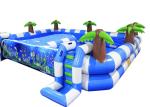 Buy cheap Blue Baby Large Inflatable Swimming Pool Safe 0.55mm Pvc Materia Customized from wholesalers