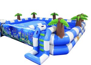 Wholesale Blue Baby Large Inflatable Swimming Pool Safe 0.55mm Pvc Materia Customized from china suppliers