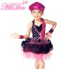 Buy cheap Black Polka Dots Hot Pink Sequin Glitter Dress Dance Costumes For Kids from wholesalers