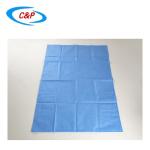 OEM Blue Lithotomy Pack Pouch Drapes For Medical Surgery