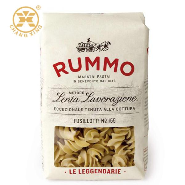 Buy cheap 40gsm Pasta Noodle Food Grade Paper Bags With Plastic Window Dry Fruits Packing Bags OEM from wholesalers