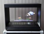 One Sided hologram advertising display HoloCube showcase for shopping mall