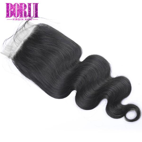 Buy cheap Pre Plcuked Human Hair Lace Closure Hd Transparent Lace Brazilian Body Wave from wholesalers