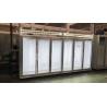 Buy cheap 6 Glass Door Commercial Display Refrigerator 380V 3200L Durable from wholesalers