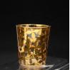 Buy cheap Gold Print High End Stemless Wine Glass Tumbler , Crystal Highball Glasses from wholesalers