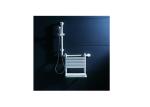 Space Saving Handicap Shower Seat Wall Mount Waterproof Large Weight Capacity