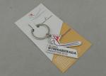 Gymnaestrada Zinc Alloy Promotional Keychain With Imitation Hard Enamel