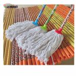 120cm Cotton Cleaning Mop Length Wooden Handle Plastic Socket Cotton Thread