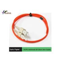 Buy cheap ROHS Certified SC MM 50/125um Duplex Fiber Patch Cable product