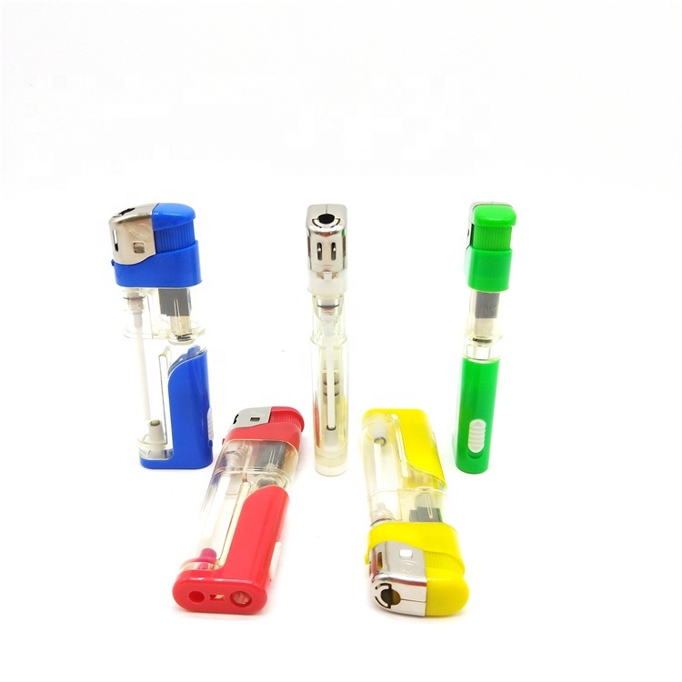 Dy-5810 LED Lamp Cigarette Plastic Gas Electric Lighter
