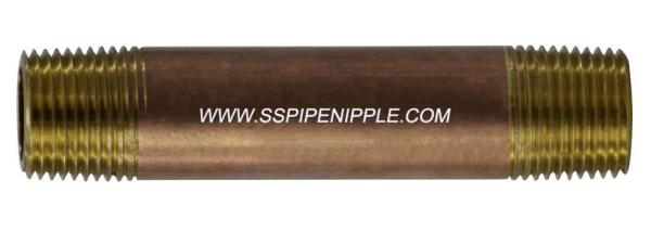 Buy cheap Professional Brass Pipe Nipple Barrel Nipple Taper Lead Free from wholesalers