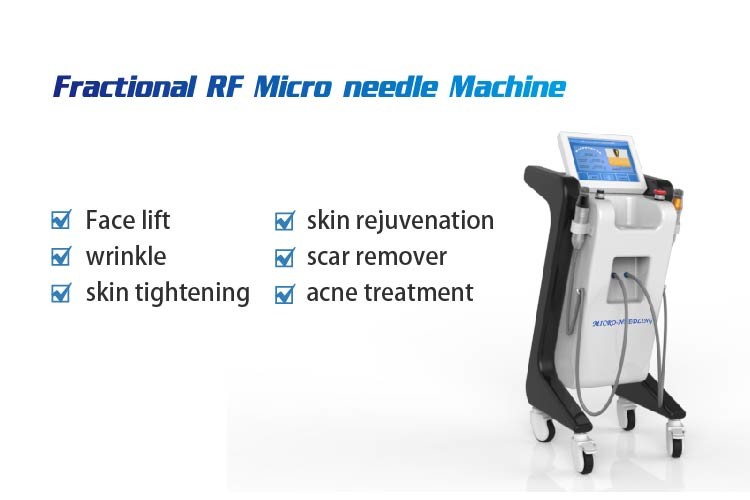microneedle therapy system rf fractional skin resurfacing microneedling device