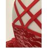 Buy cheap Little Girl Dance Clothes Red Color Custom Made Design About 0.22kg from wholesalers