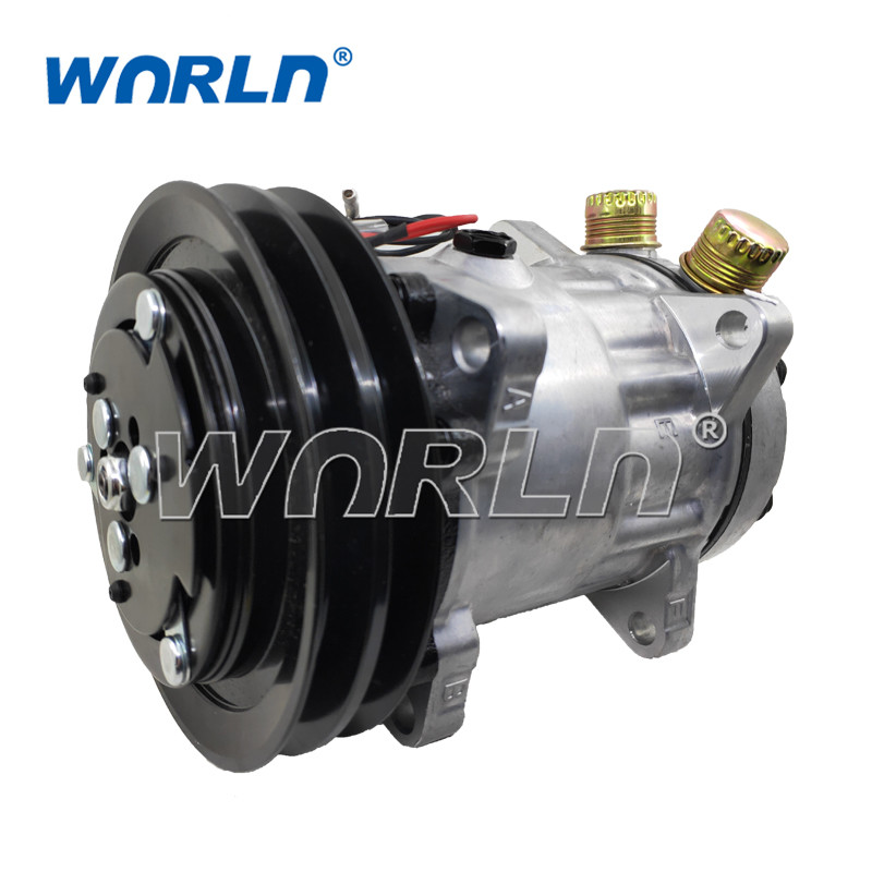 240402 12V TRUCK 709 AutoTruck AC Compressor For 7H15 2PK 152MM New Model