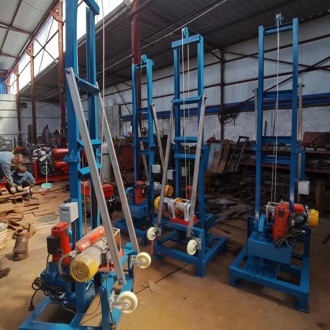 Household electric water well drilling rig Easy to operate water drilling equipment
