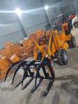 Compact Mini Loader Machine 4 Wheel Drive Mini Tractor / Mini Skid Loader Front